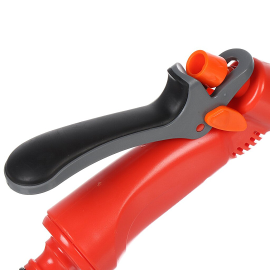 Пистолет поливочный ABS пластик, регулируемый, курок сзади, Grinda, P-R, Распылитель