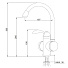 Кран-водонагреватель для раковины, РМС, с картриджем, с водонагревателем проточного типа, РМС-ЭЛ01 - фото 5