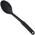 Ложка поварская пластик, навеска, черная, Daniks, Эконом, YW-KT017-6/H1010-10