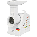 Мясорубка электрическая Bosch, MFW 3540W, 500 Вт, 1.8 кг/мин, пластик, 4 насадки, с отсеком для хранения насадок, белая - фото 3