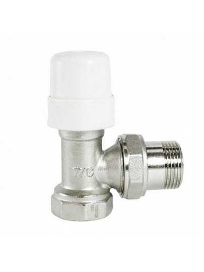 Термостатический клапан латунь, 3/4", угловой, STI