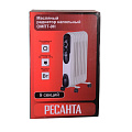 Радиатор масляный Ресанта, ОМПТ- 9Н, 9 секций, напольный, 2 кВт, 30 м2, 67/3/4 - фото 8