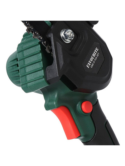 Пила цепная аккумуляторная, Favourite, длина шины 15 см, шаг цепи 6 дюйм, 28 звеньев, OBS 21 TG6 SET, 21 Вт, 2.0 Ач