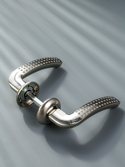 Ручка дверная Apecs, Spindle 130 H-0826-A-NIS-NI, 18140, никель, алюминий