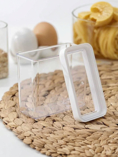 Емкость для специй пластик, 10 см, 270 мл, белая, Idea, Степ, М 1229