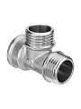 Тройник 1/2&amp;quot;, г-ш-ш, латунь, AquaLink