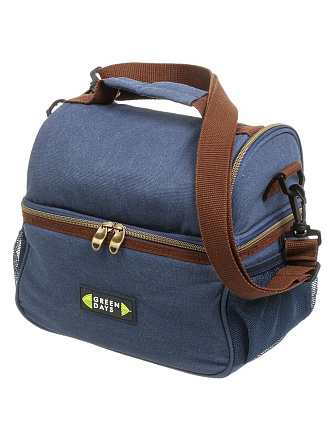 Термосумка 7 л, 25х16х25 см, Green Days, полиэстер, алюминий, квадратная, синяя, CA222084.STD