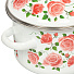 Набор эмалированной посуды Сибирские товары Роза плетистая 27 N27B88 (кастрюля 2+3+4 л, чайник), 8 предметов - фото 3