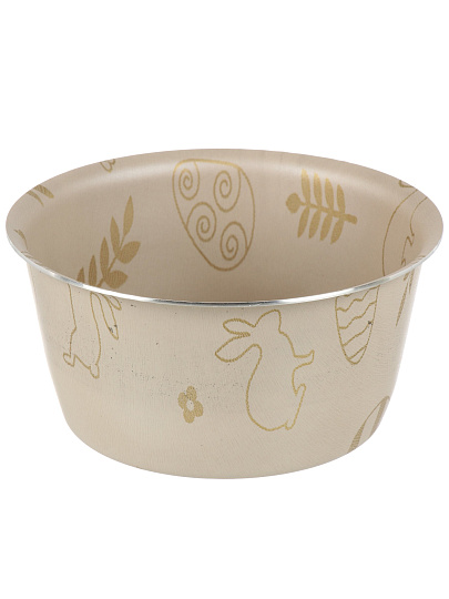 Форма для выпечки куличей алюминий, 14 см, антипригарное покрытие, круглая, бежевая, Vari, Южное сияние, PK20714