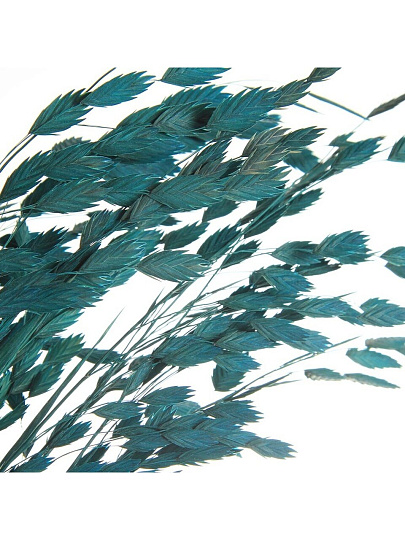 Цветок искусственный декоративный Ветвь, 60 см, бирюзовый, Y4-6305