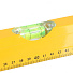 Уровень алюминий, 800 мм, 3 глазка, линейка, желтый, Bartex, HJ-88D - фото 2