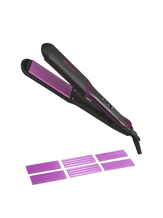 Выпрямитель Sakura, 40 Вт, стайлер 4в1, 4 насадки, черный, SA-4529P