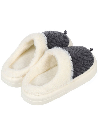 Тапки для женщин, синие, р. 40-41, закрытые, вязаные, A210053