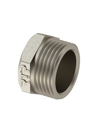 Заглушка 3/8'', ш, никель, индивидуальная упаковка, РосТурПласт