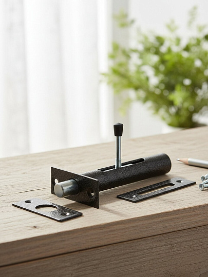 Задвижка дверная, Секрет-Киров, ЗД-05, серебро