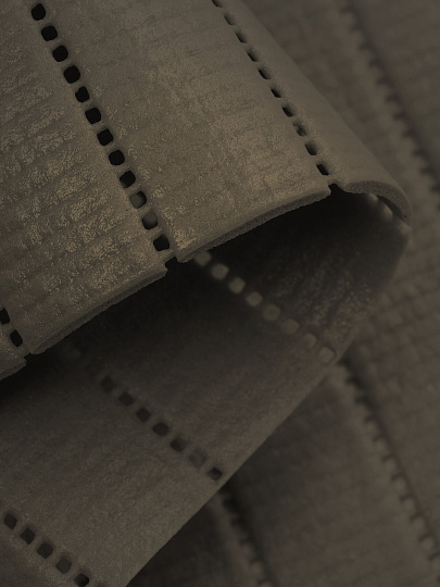 Коврик для ванной, антискользящий, 0.65х15 м, вспененный ПВХ, графит, Вилина, Виктория, GG