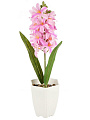 Цветок искусственный декоративный, Гиацинт, в кашпо, 40 см, A300129 - фото 3