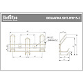 Вешалка настенная Sheffilton SHT-WH15-3 - фото 4