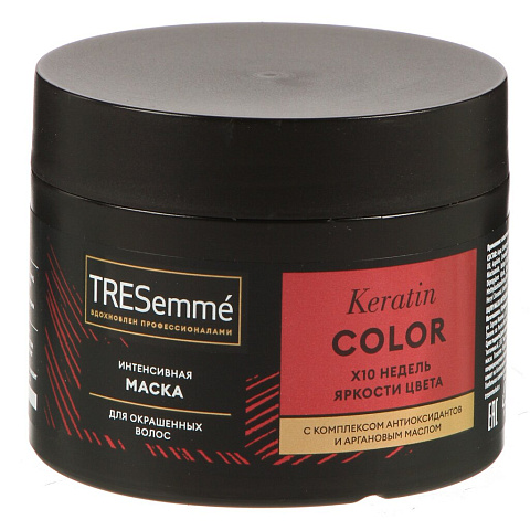Маска для окрашенных волос, TRESemme, Keratin Color, 300 мл