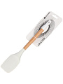 Лопатка кулинарная для кухни, бамбук, силикон, навеска, Daniks, Skandi, WFCFA-0037-2 - фото 4