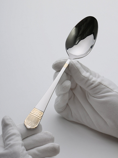 Набор столовых приборов нержавеющая сталь, 24 предмета, подарочная упаковка, Agness, Sole, 1000-007