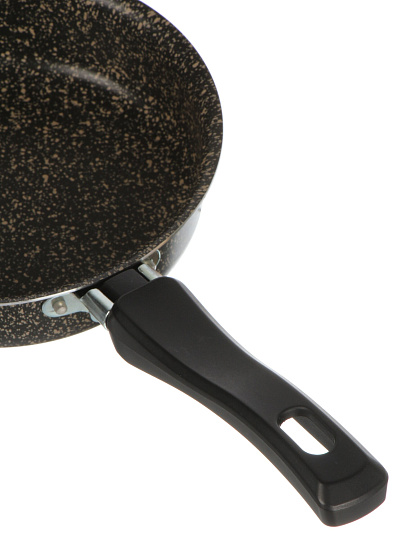 Сковорода алюминий, 14 см, антипригарное покрытие, Vari, HouseLoft, черный гранит, HL17114