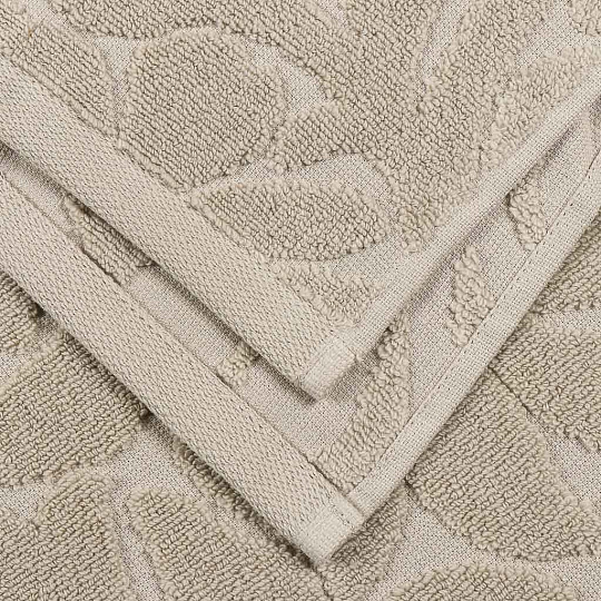 Полотенце банное 50х90 см, 100% хлопок, 420 г/м2, Frida Beige, TAC, бежевое, 1819, Турция