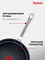 Сковорода нержавеющая сталь, 24 см, антипригарное покрытие, Tefal, Intuition, индукция, B8170444 - фото 2