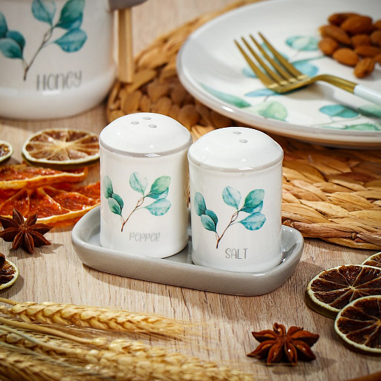Набор для специй керамика, 3 шт, Daniks, Вилладжио