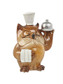 Фигурка декоративная полистоун, Совушка-повар, 11.5 см, Y4-9099 - фото 3