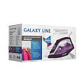 Утюг Galaxy Line, GL 6124, 2500 Вт, керамика, вертикальное отпаривание, противокапельная система, защита от накипи, 1.9 м, бело-фиолетовый - фото 6