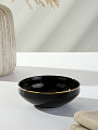 Салатник фарфор, круглый, 14х4.7 см, Black Gold, Domenik, DM3013-1 - фото 3