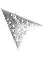 Елочное украшение Звезда, серебро, 45 см, SYZWX-202296 - фото 2