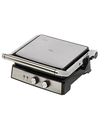 Гриль электрический Oasis, GR-1NT, 2000 Вт, антипригарное покрытие, нержавеющая сталь