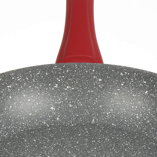 Сковорода алюминий, 24 см, антипригарное покрытие, Moulin villa, Raspberry, индукция, RSB-24-I