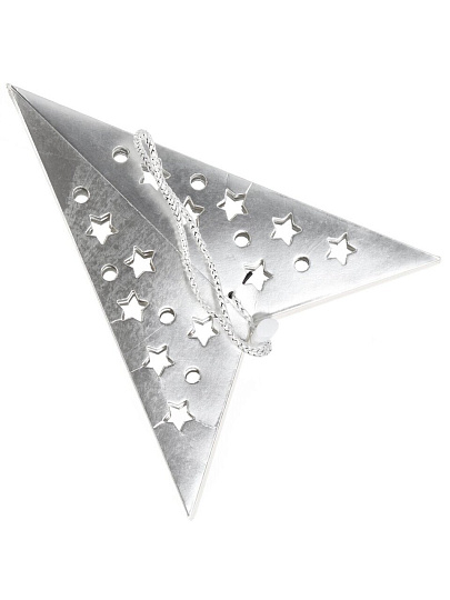 Елочное украшение Звезда, серебро, 45 см, SYZWX-202296