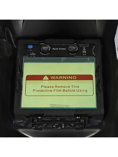 Маска сварочная хамелеон, Welder, Ultima Ф10, 4-13 DIN, 103х90 мм, белая, WDU-Ф10-П