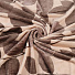 Плед евро, 200х200 см, велсофт, 100% полиэстер, Silvano, Листья на ветке, коричневый, sp-173 - фото 2