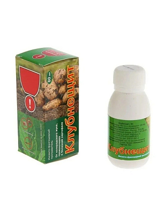 Инсектицид Клубнещит, от вредителей и болезней на картофеле, протравитель клубней, жидкость, 60 мл