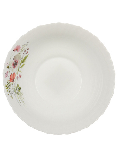 Салатник стеклокерамика, фигурный, 20х6.5 см, 1 л, Сухоцветы, МФК, MFK21182