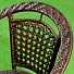 Мебель садовая Толедо, коричневая, стол, 55х55х58 см, 2 кресла, Y9-299 - фото 4
