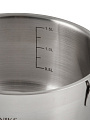 Ковш нержавеющая сталь, 1.8 л, крышка стекло, металлическая ручка, индукция, Daniks, Бонн, GS-01319-16SP - фото 10