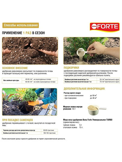 Удобрение Осеннее, для хвойных, с биодоступным кремнием, пролонгированное, ведро, минеральное, 1 л, Bona Forte