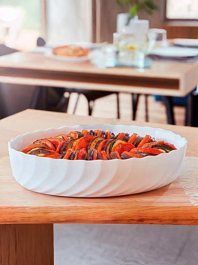 Форма для запекания стекло, 29х36х5 см, 4.8 л, овальная, Luminarc, Smart Cuisine Trianon, Р4637