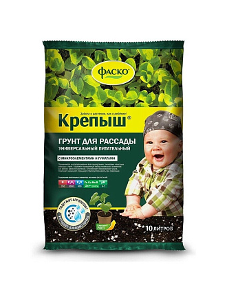 Грунт Крепыш, для рассады, 10 л, Фаско