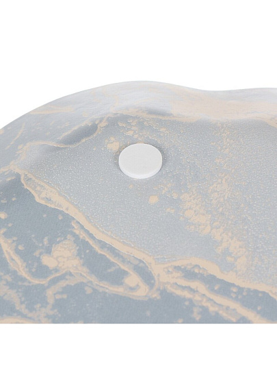 Блюдо стекло, 22х34 см, черное, Флюид, Daniks, S320435H