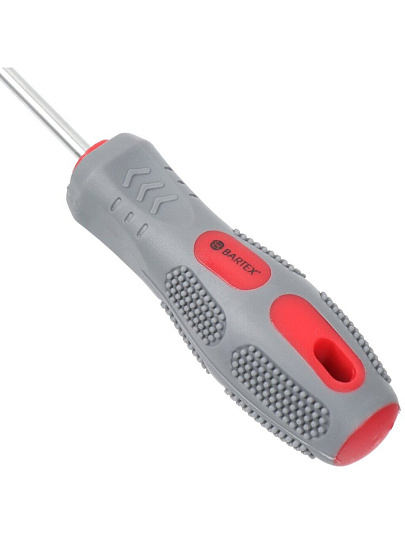 Отвертка плоская, Bartex, SL4, 4х150 мм, антискользящая двухкомпонентная, CrV сталь, K0029N