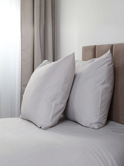 Наволочка 2 шт, Silvano, Тауп, поплин, 100% хлопок, 70 х 70 см