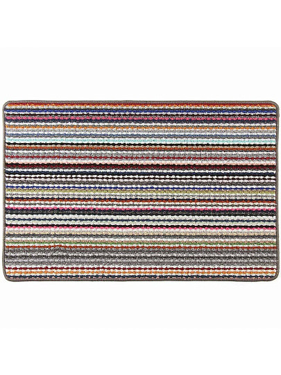 Коврик грязезащитный придверный, 60х90 см, прямоугольный, полипропилен, с латексным напылением, 5569