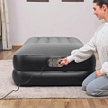 Матрас надувной Bestway, 191х97х46 см, 67401, насос встроенный, электрический, флокированный, распределение нагрузки по всей поверхности, 150 кг - фото 10